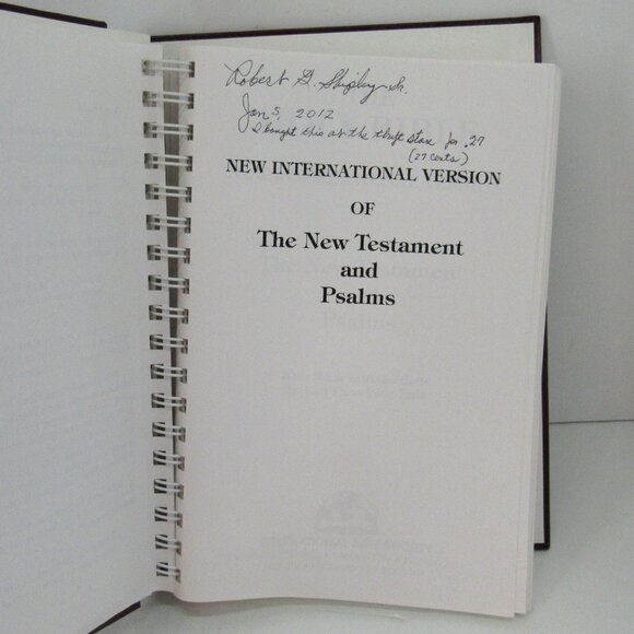 New Testament and Psalms New International Version 1993 International Bible Soc - Picture 7 of 11